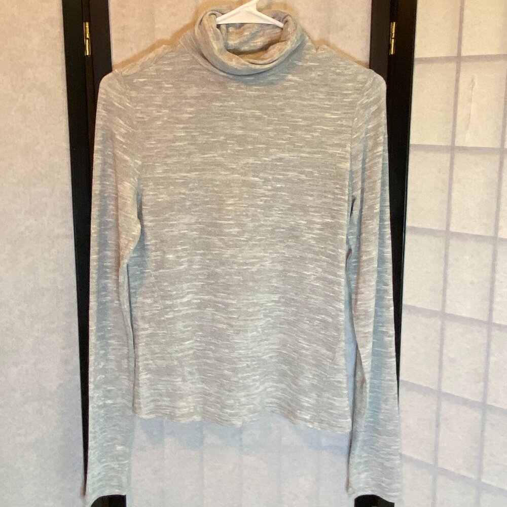 Universal Thread S Marled Metallic Turtleneck Tee NWT Long Sleeve Cozy Chic Soft
